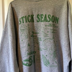 Noah Kahan Stick Season Crewneck 3XL